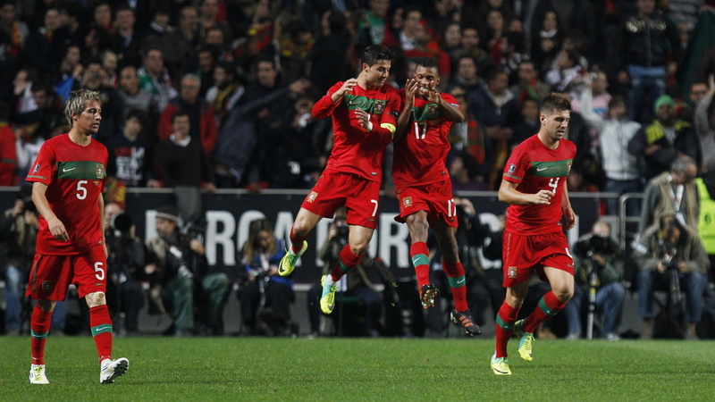 fabio Coentrao, Miguel Veloso, Cristiano Ronaldo, Portugal, Nani, 1080P