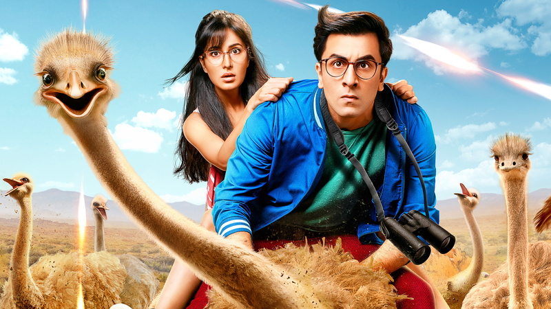 Katrina Kaif, men, young adult, mammal, real people, Bollywood, outdoors, group of people, fashion, nature, friendship, Ranbir Kapoor, 4K, leisure activity