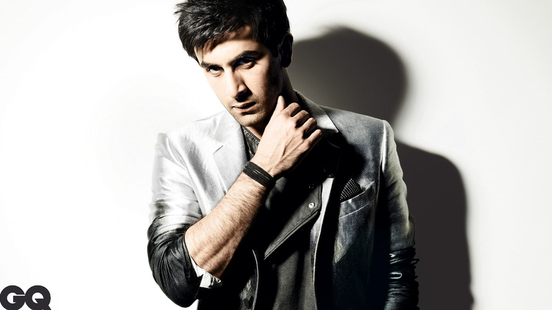 one person, studio shot, Actor, leather, leather jacket, portrait, Indian, indoors, Ranbir, men, looking at camera, looking, handsome, jacket, front view