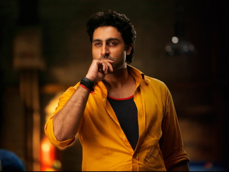 clothing, happy, portrait, bollywood, year, contemplation, sport, Movies, lifestyles, bachchan, focus on foreground, shirt, casual clothing, waist up, abhishek bachchan