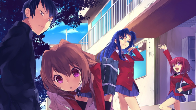 1080P, Toradora!, anime, anime girls