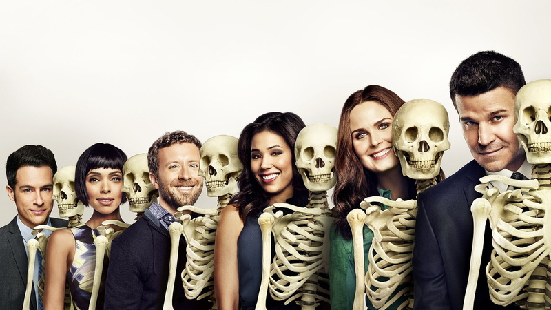 Temperance Brennan, Emily Deschanel, David Boreanaz, Tamara Taylor, Angela Montenegro, Jack Hodgins, Bones, Seeley Booth, TV Show, Camille Saroyan, Michaela Conlin