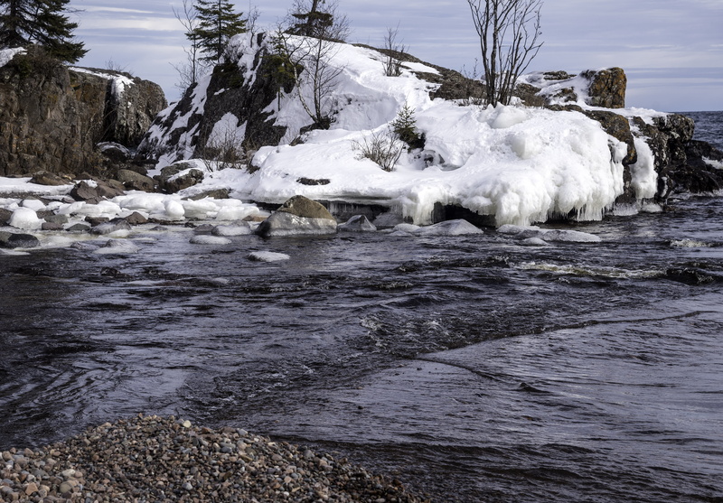 flowing, Temperance River State Park, temperance, water, rock - Object, outdoors, animal themes, river, photos, Rock, nature, mammal, lake superior, cold temperature