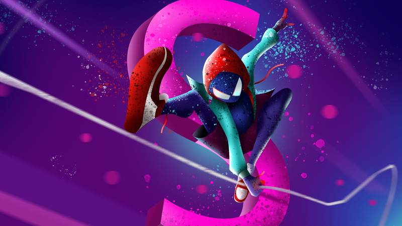 Spider-Man, Miles Morales, Movie, Spider-Man: Into The Spider-Verse, 2K