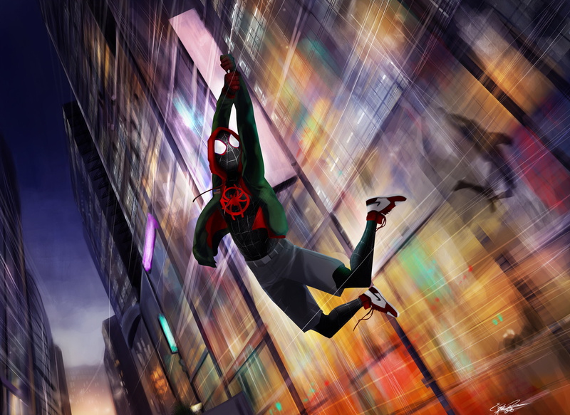 Movie, Spider-Man: Into The Spider-Verse, 2K, Miles Morales