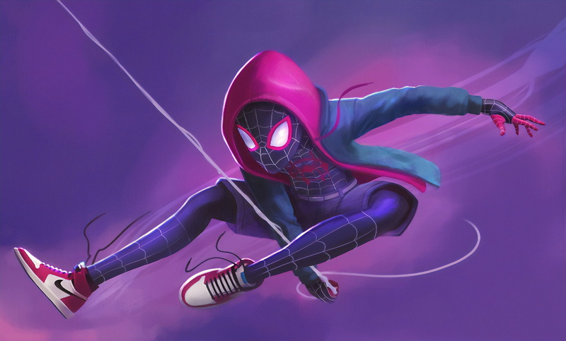 Miles Morales, 2K, Spider-Man, Movie, Spider-Man: Into The Spider-Verse