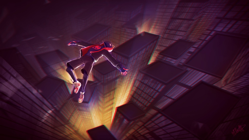 2K, Spider-Man, Miles Morales, Movie, Spider-Man: Into The Spider-Verse