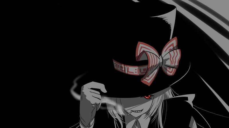 red eyes, Mad Hatter, close-up, communication, creativity, art and craft, red, wall - building feature, 1080P, portrait, representation, lifestyles, anime