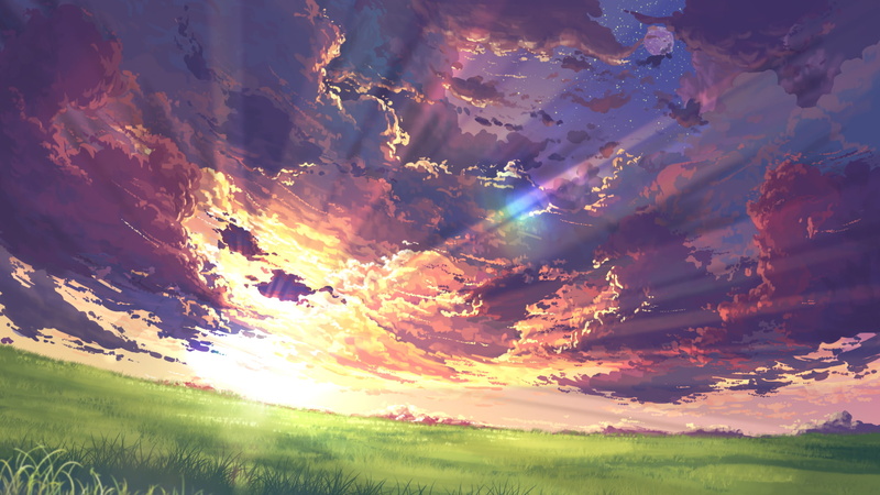 1080P, peaceful, peace, anime, nature, landscape