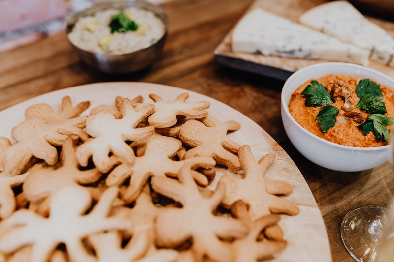 ready-to-eat, wood - material, still life, focus on foreground, temptation, garnish, indoors, celebration, sweet, high angle view, baked, healthy eating
