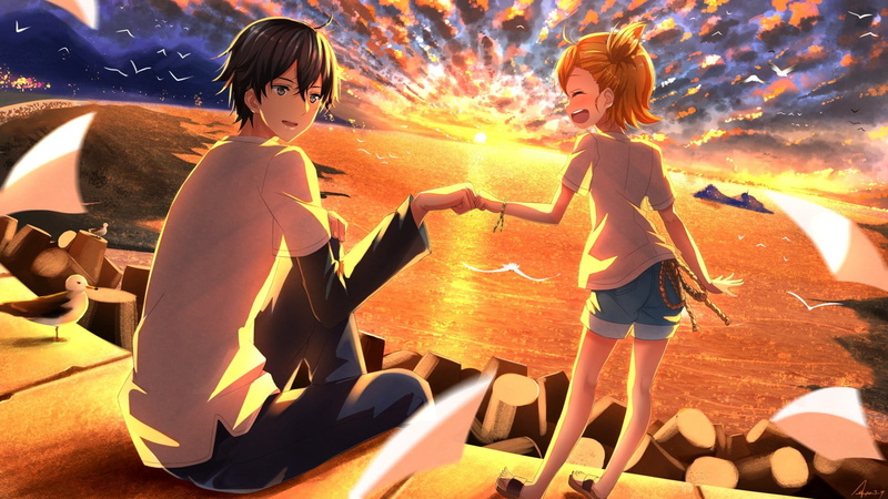 Barakamon, real people, outdoors, adult, Kotoishi Naru, 1080P, nature, land, togetherness, women, family, two people, people, Handa Seishuu, lifestyles