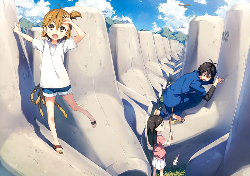 lifestyles, Kubota Hina, full length, anime, looking at camera, 2K, outdoors, nature, Kotoishi Naru, front view, sunlight, child, young women, young adult