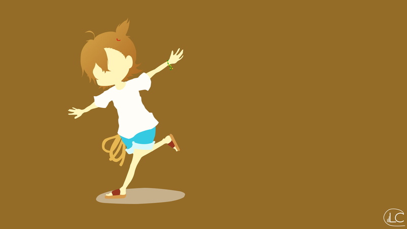 balance, skill, 1080P, Kotoishi Naru, motion, jumping, activity, vitality, young adult, nature, anime girls, full length, Barakamon, indoors, sport, one person