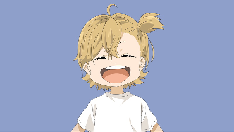 boys, retro styled, one person, hairstyle, portrait, men, 8K, hair, humor, childhood, fun, cartoon, offspring, barakamon anime girls kotoishi naru anime