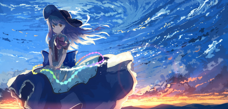 Anime, 1080P, Tenshi Hinanawi, Touhou
