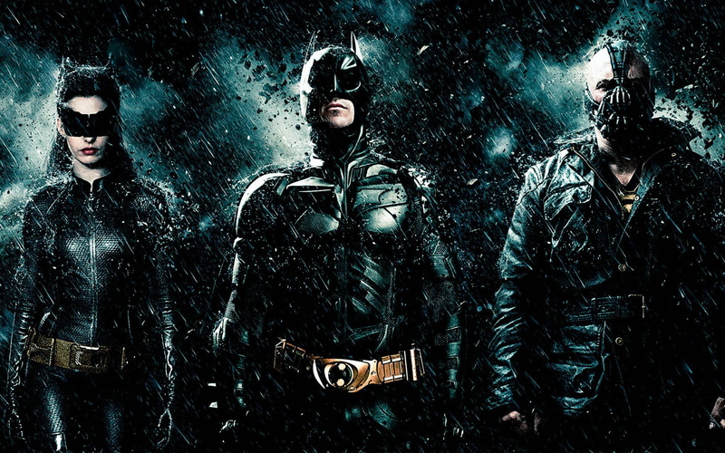 Selina Kyle, Rain, 1080P, Bruce Wayne, Batman, Bane (DC Comics), The Dark Knight Rises, Catwoman, Bayne, Anne Hathaway