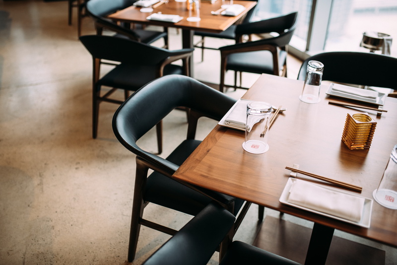 office, table setting, seat, luxury, contemporary, dining, chairs, furniture, high angle view, 5K, desk, wooden, chair, corporate business, food and drink