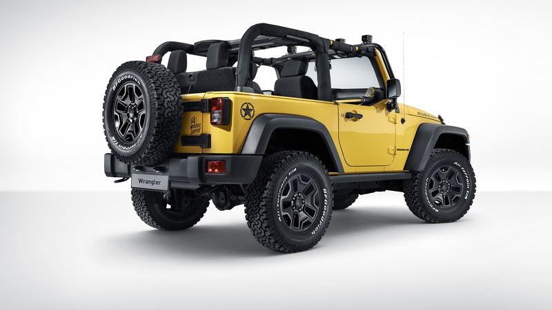 Rubicon, View, Rear, Jeep, Star, 4K, Car, Yellow, Wrangler, Rocks