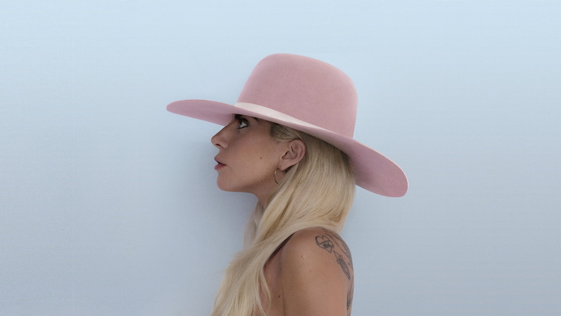 4K, music, hat, joanne, woman, blonde, view, pink, side, wearing, Lady Gaga