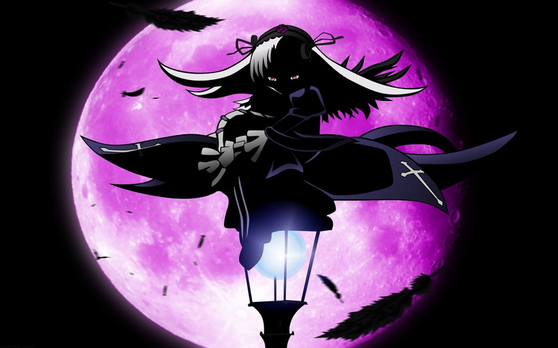 anime girls, anime, Suigintou, Rozen Maiden, 2K