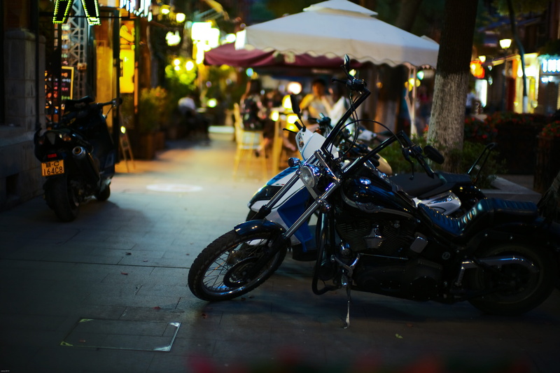 lighting equipment, road, china, vase, street, transportation, park, city, motorbike, flora, architecture, guangzhou, vehicle, bike, mode of transportation