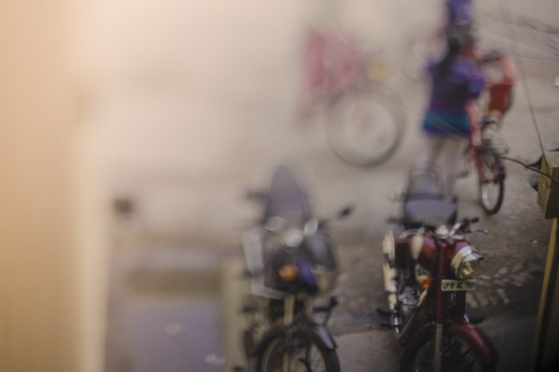 two, motor, one person, vision, bokeh, real people, next, clothing, tiltshift, person, headwear, motorcycle, motion, wheel, city, mode of transportation