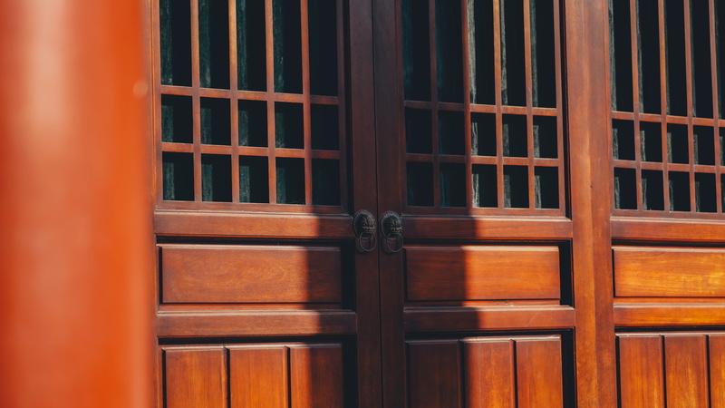 door, close-up, full frame, cabinet, folding door, day, handle, wood - material, shelf, safety, backgrounds, stained wood, hardwood, sideboard, torii, protection