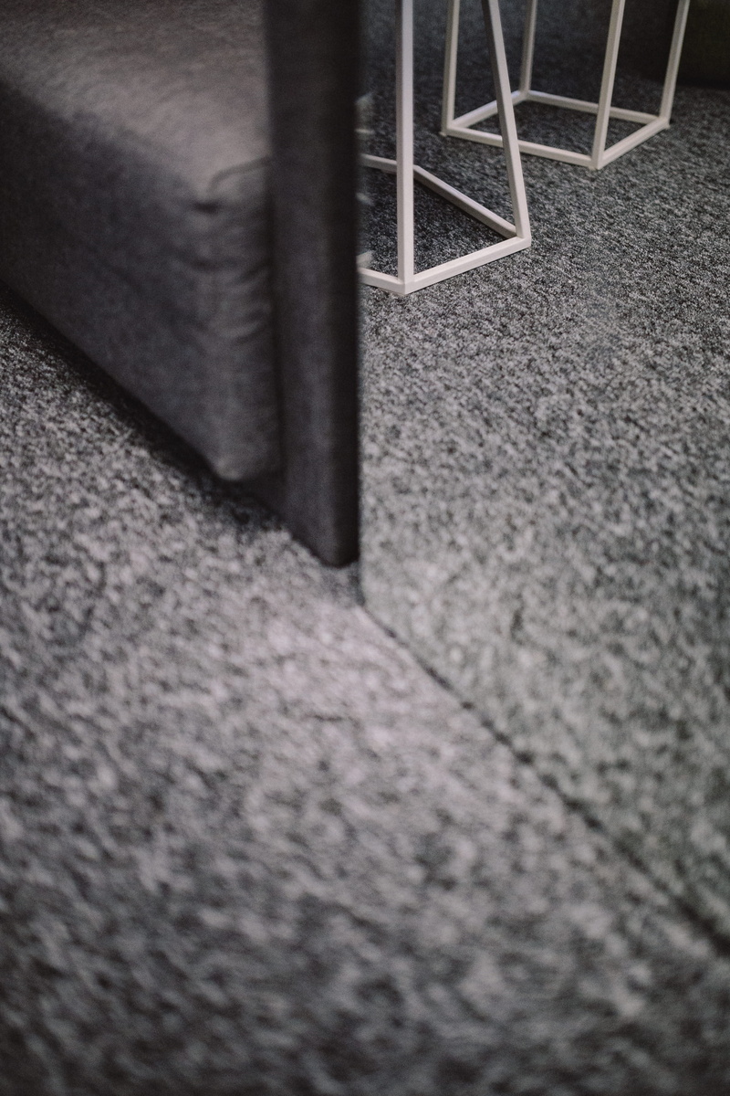 Cube, focus on background, coffee, seat, high angle view, no People, door, architecture, close-up, indoors, minimal, 5K, day, bricks, Contemporary, carpet - decor