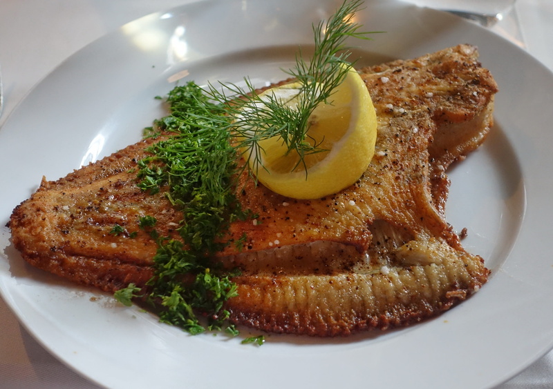 herb, flatfish, fried, meal, lemon, food, freshness, plate, 4K, food and drink, high angle view, close-up, dining, speciality, vegetable, indoors, ready-to-eat