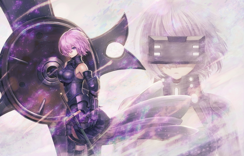 weapon, anime, 1080P, Fate/Grand Order, sword, Mash Kyrielight, anime girls, armor