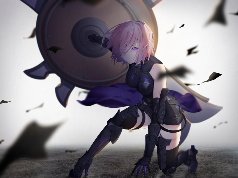Mash Kyrielight, Fate/Grand Order, anime, yama (artist), anime girls, 720P