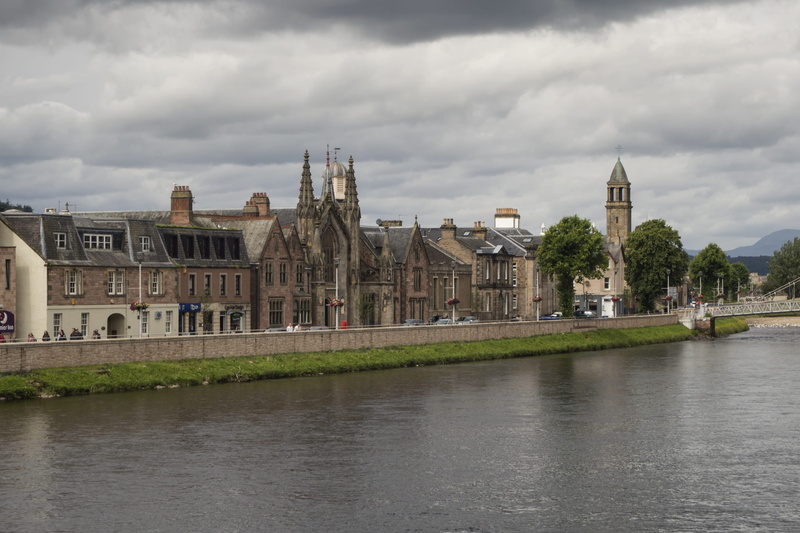 cloud - sky, scotland, waterfront, water, travel destinations, the past, built structure, spire, sky, outdoors, plant, no people, inverness, building, city