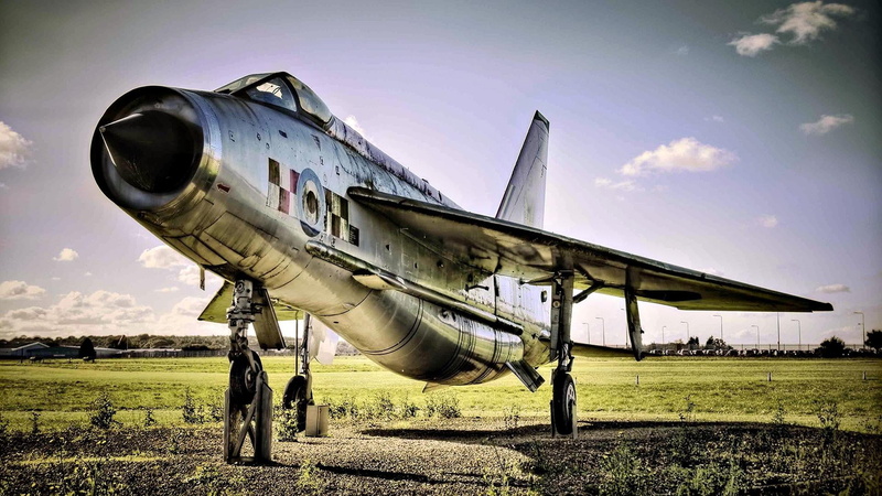 1080P, airport, environment, stationary, military, day, airport runway, grass, jet fighter, mode of transportation, airplane, cloud - sky, aircraft, black