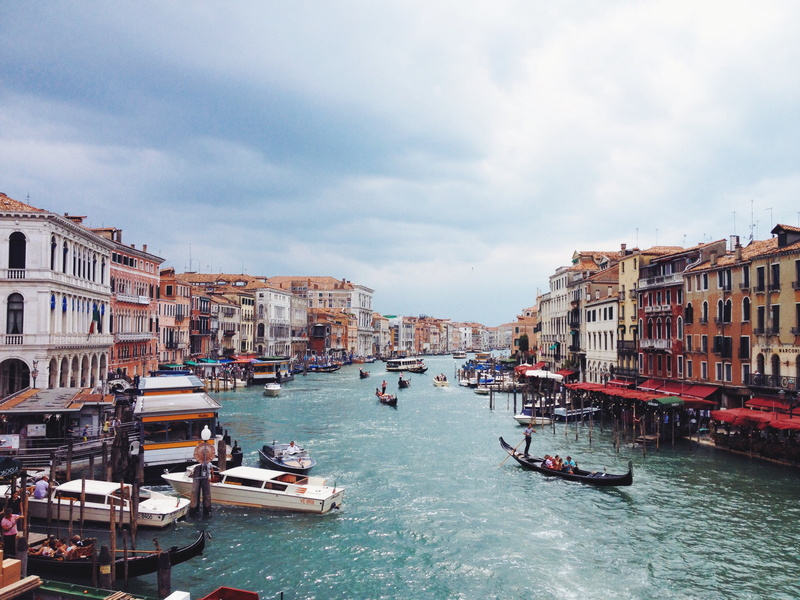 river, summer, tourist, group of people, building, sea, sky, street, transportation, passenger craft, grand, gondola - traditional boat, body, near, tourism