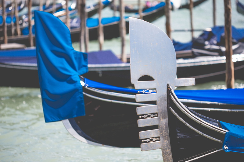 railing, italy, venezia, transportation, famous Place, close-up, venice - Italy, nautical Vessel, mode of transportation, tourism, high angle view, canal