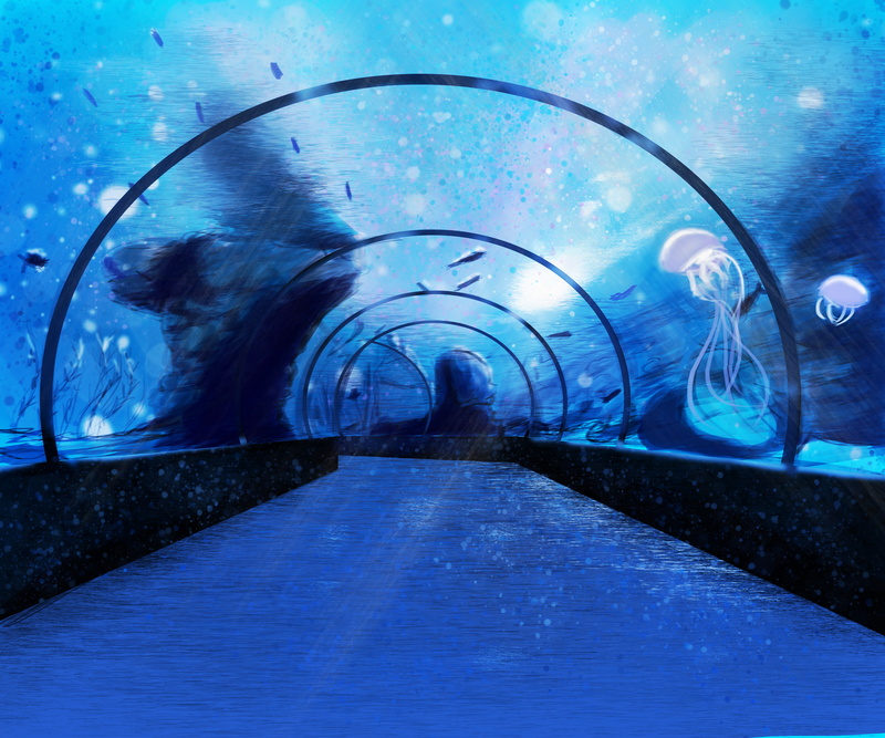 2K, Aquarium, Original, Anime