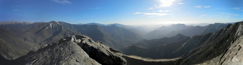 outdoors, lookout, moro rock - sequoia national park, socal, mountain peak, mountain range, united states, valley, tulare, travel, nature, sunlight, national park