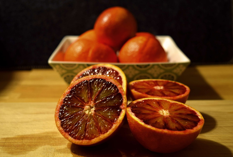 ripe, table, bloody orange, moro orange, still life, winter, focus on foreground, night, food, freshness, orange color, cross section, orange - fruit, orange