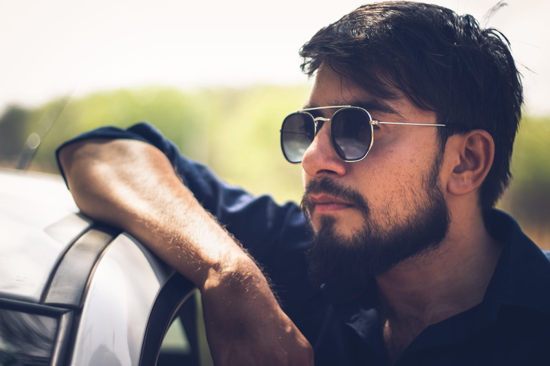 man, transportation, photography, photo, mode of transportation, men, focus on foreground, gandhinagar, human, fashion, outdoor, headshot, facial hair