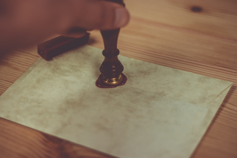 seal stamp, finger, written, lifestyles, read, human hand, old, wax, women, selective focus, contact, old paper, send, envelope, envelopes, post, wood