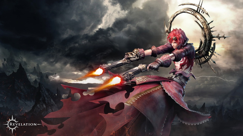people, belief, sky, outdoors, Revelation Online, smoke - physical structure, video games, mmorpg, nature, performance, activity, digital, burning, men
