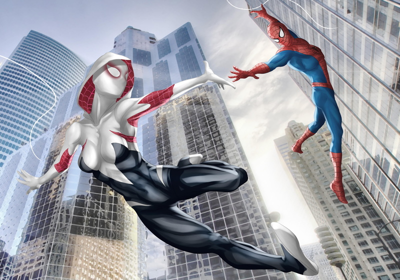 Spider-Man, 2K, Spider-Man: Into The Spider-Verse, Movie, Spider-Gwen