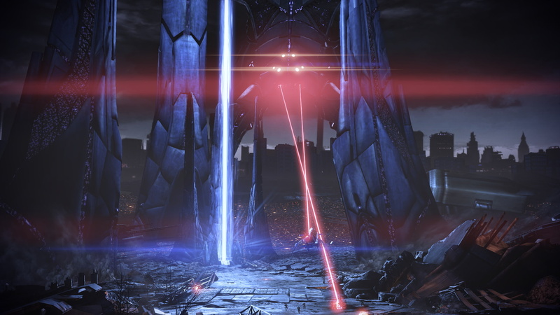 long exposure, light, outdoors, Mass Effect 3, illuminated, 1080P, people, city, built structure, nature, night, industry, motion, Harbinger, Mass Effect