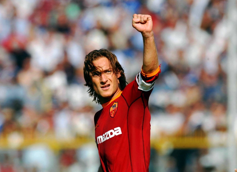 Football Player, Serie A, 1080P, AS Roma, yellow, captain, Rome, Francesco Totti, red, Totti, ASR, Football