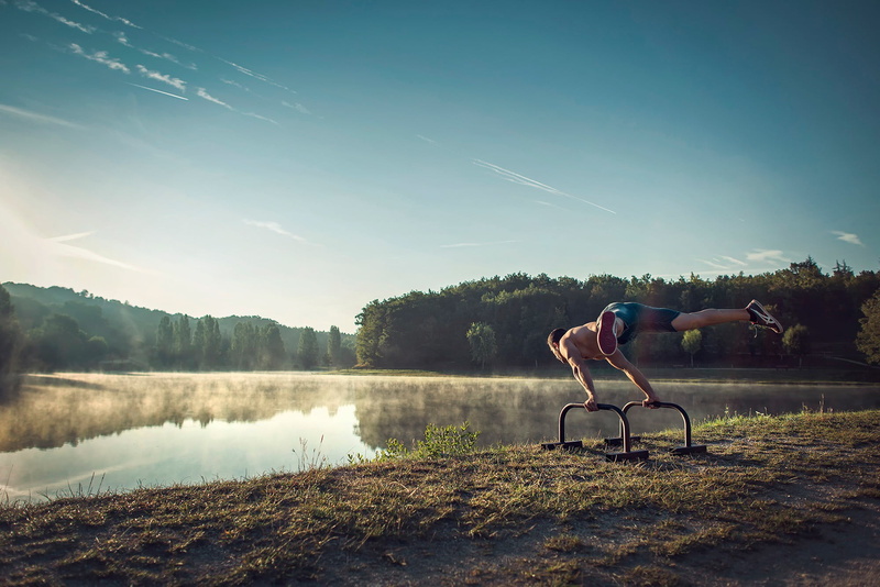 water, sky, transportation, men, tree, lifestyles, nature, real people, effort, plant, calisthenics, sunlight, day, handstand, healthy lifestyle, sport
