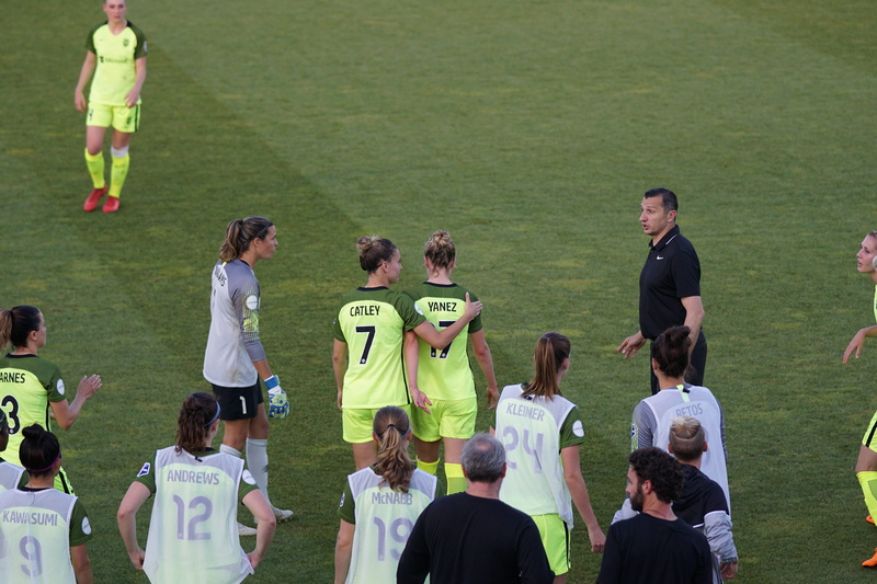 males, boyds, united states, clothing, men, standing, steph catley, women, child, seattle reign, maryland soccerplex, nwsl, plant, outdoors, day, girls