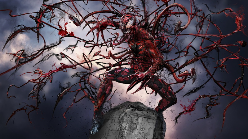 comics, tranquility, carnage, autumn, 1080P, no people, nature, red, beauty in nature, branch, fragility, architecture, change, sky, bare tree, tree, freshness