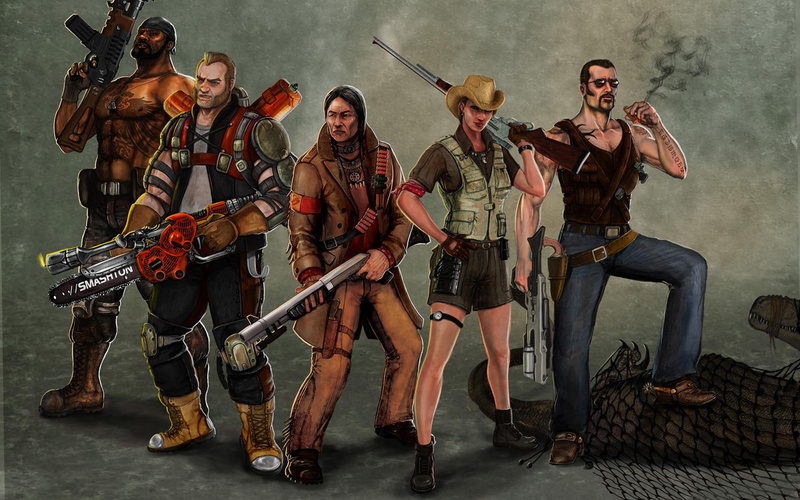 primal carnage, photo, carnage, peoplecarrying, weapon, 1920x1200, group, games, primal, 1080P
