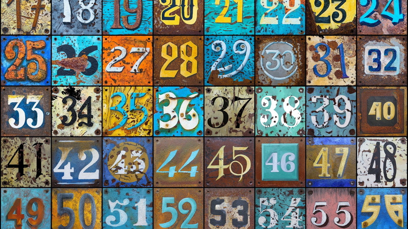 choice, andy maguire, blue, indoors, numbers, business, wood - material, rustic, no people, variation, paper, backgrounds, in a row, colorful, alphabet