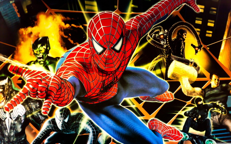 Venom, Sandman (Marvel Comics), 1080P, Green Goblin, Doctor Octopus, Spider-Man